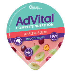 Apple and Plum AdVital Nutritionally Complete Smooth Fruits